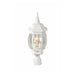 Post Lantern Nuvo 60-897 Central Park - 3 Light - 21 in. - Post Lantern with Clear Beveled Glass - White Finish Nuvo