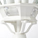 Post Lantern Nuvo 60-897 Central Park - 3 Light - 21 in. - Post Lantern with Clear Beveled Glass - White Finish Nuvo