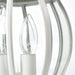 Post Lantern Nuvo 60-897 Central Park - 3 Light - 21 in. - Post Lantern with Clear Beveled Glass - White Finish Nuvo