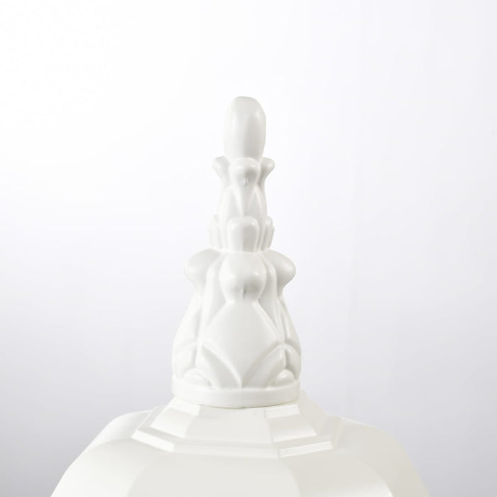 Post Lantern Nuvo 60-897 Central Park - 3 Light - 21 in. - Post Lantern with Clear Beveled Glass - White Finish Nuvo