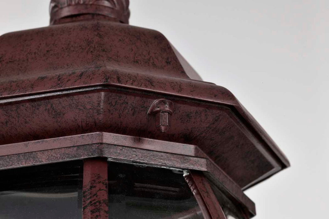 Post Lantern Nuvo 60-898 Central Park - 3 Light - 21 in. - Post Lantern with Clear Beveled Glass - Old Bronze Finish Nuvo