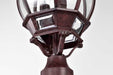 Post Lantern Nuvo 60-898 Central Park - 3 Light - 21 in. - Post Lantern with Clear Beveled Glass - Old Bronze Finish Nuvo