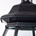Post Lantern Nuvo 60-899 Central Park - 3 Light - 21 in. - Post Lantern with Clear Beveled Glass - Textured Black Finish Nuvo