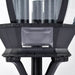 Post Lantern Nuvo 60-899 Central Park - 3 Light - 21 in. - Post Lantern with Clear Beveled Glass - Textured Black Finish Nuvo