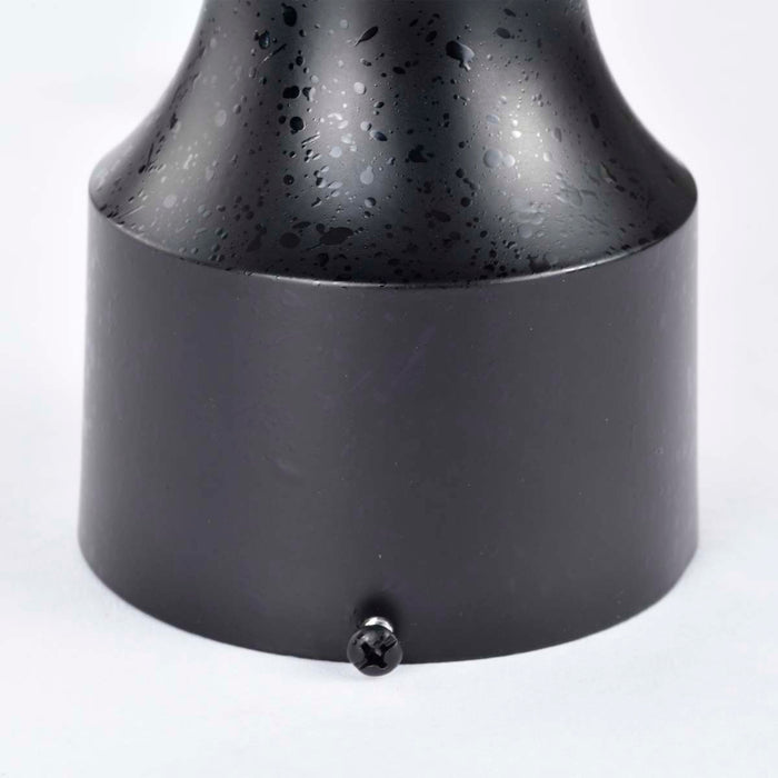 Post Lantern Nuvo 60-899 Central Park - 3 Light - 21 in. - Post Lantern with Clear Beveled Glass - Textured Black Finish Nuvo