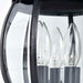 Post Lantern Nuvo 60-899 Central Park - 3 Light - 21 in. - Post Lantern with Clear Beveled Glass - Textured Black Finish Nuvo