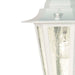 Hanging Lantern Nuvo 60-991 Cornerstone - 1 Light - 13 in. - Hanging Lantern with Clear Seed Glass - White Finish Nuvo