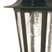Hanging Lantern Nuvo 60-993 Cornerstone - 1 Light - 13 in. - Hanging Lantern with Clear Seed Glass - Textured Black Finish Nuvo