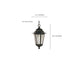 Hanging Lantern Nuvo 60-993 Cornerstone - 1 Light - 13 in. - Hanging Lantern with Clear Seed Glass - Textured Black Finish Nuvo