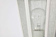 Post Lantern Nuvo 60-994 Cornerstone - 1 Light - 14 in. - Post Lantern with Clear Seed Glass - White Finish Nuvo