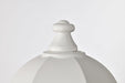 Post Lantern Nuvo 60-994 Cornerstone - 1 Light - 14 in. - Post Lantern with Clear Seed Glass - White Finish Nuvo