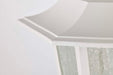 Post Lantern Nuvo 60-994 Cornerstone - 1 Light - 14 in. - Post Lantern with Clear Seed Glass - White Finish Nuvo