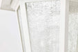 Post Lantern Nuvo 60-994 Cornerstone - 1 Light - 14 in. - Post Lantern with Clear Seed Glass - White Finish Nuvo