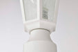 Post Lantern Nuvo 60-994 Cornerstone - 1 Light - 14 in. - Post Lantern with Clear Seed Glass - White Finish Nuvo