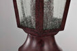 Post Lantern Nuvo 60-995 Cornerstone - 1 Light - 14 in. - Post Lantern with Clear Seed Glass - Old Bronze Finish Nuvo