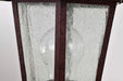 Post Lantern Nuvo 60-995 Cornerstone - 1 Light - 14 in. - Post Lantern with Clear Seed Glass - Old Bronze Finish Nuvo