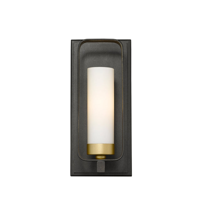 Wall Sconce Z-Lite 6000-1S-BZGD Bronze Gold Aideen 1 Light Wall Sconce Z-Lite