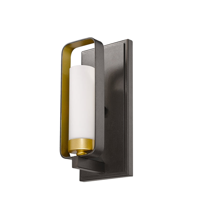 Wall Sconce Z-Lite 6000-1S-BZGD Bronze Gold Aideen 1 Light Wall Sconce Z-Lite