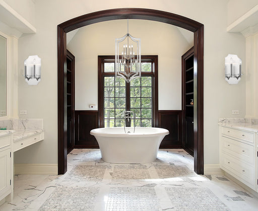 Wall Sconce Z-Lite 6008-2S-BN Brushed Nickel Zander 2 Light Wall Sconce Z-Lite