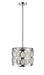 Chandelier Z-Lite 6010-12CH Chrome Dealey 3 Light Chandelier Z-Lite