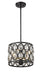 Chandelier Z-Lite 6010-12MB Matte Black Dealey 3 Light Chandelier Z-Lite
