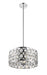 Chandelier Z-Lite 6010-20CH Chrome Dealey 5 Light Chandelier Z-Lite