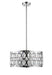 Chandelier Z-Lite 6010-20CH Chrome Dealey 5 Light Chandelier Z-Lite