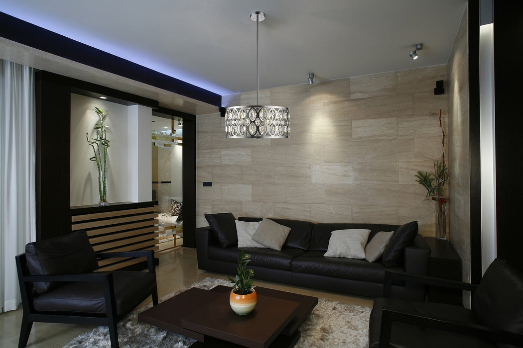 Chandelier Z-Lite 6010-20CH Chrome Dealey 5 Light Chandelier Z-Lite