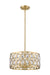 Chandelier Z-Lite 6010-20HB Heirloom Brass Dealey 5 Light Chandelier Z-Lite
