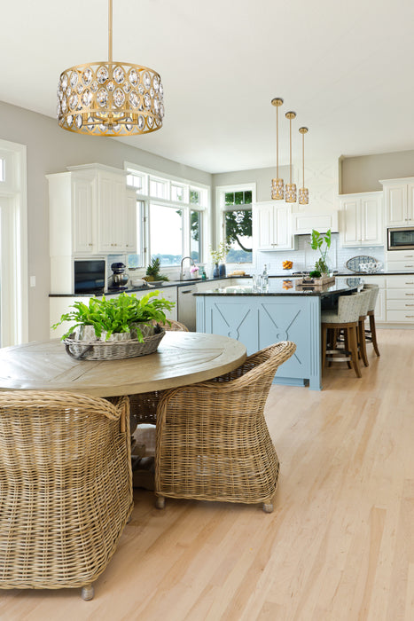 Chandelier Z-Lite 6010-20HB Heirloom Brass Dealey 5 Light Chandelier Z-Lite