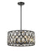 Chandelier Z-Lite 6010-20MB Matte Black Dealey 5 Light Chandelier Z-Lite