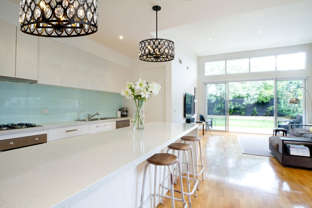 Chandelier Z-Lite 6010-20MB Matte Black Dealey 5 Light Chandelier Z-Lite