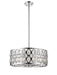 Chandelier Z-Lite 6010-24CH Chrome Dealey 6 Light Chandelier Z-Lite