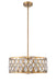 Chandelier Z-Lite 6010-24HB Heirloom Brass Dealey 6 Light Chandelier Z-Lite