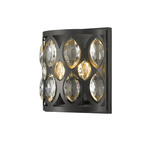 Wall Sconce Z-Lite 6010-2S-MB Matte Black Dealey 2 Light Wall Sconce Z-Lite