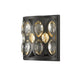 Wall Sconce Z-Lite 6010-2S-MB Matte Black Dealey 2 Light Wall Sconce Z-Lite