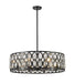 Chandelier Z-Lite 6010-30MB Matte Black Dealey 8 Light Chandelier Z-Lite