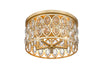 Flush Mount Z-Lite 6010F18HB Heirloom Brass Dealey 5 Light Flush Mount Z-Lite