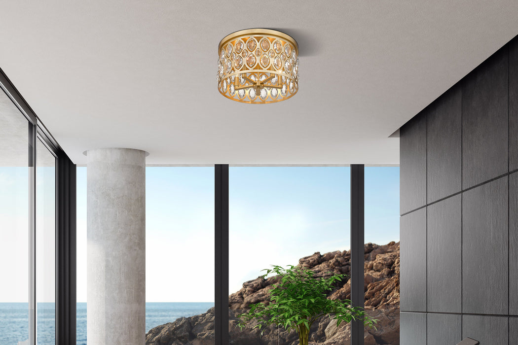 Flush Mount Z-Lite 6010F18HB Heirloom Brass Dealey 5 Light Flush Mount Z-Lite