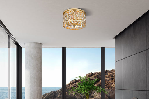 Flush Mount Z-Lite 6010F18HB Heirloom Brass Dealey 5 Light Flush Mount Z-Lite