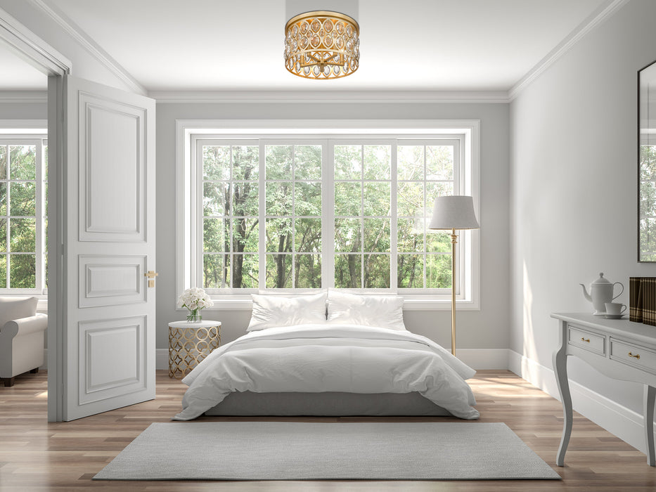 Flush Mount Z-Lite 6010F18HB Heirloom Brass Dealey 5 Light Flush Mount Z-Lite