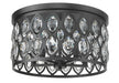 Flush Mount Z-Lite 6010F18MB Matte Black Dealey 5 Light Flush Mount Z-Lite
