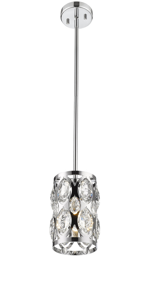 Pendant Z-Lite 6010MP-CH Chrome Dealey 1 Light Pendant Z-Lite