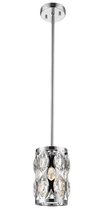Pendant Z-Lite 6010MP-CH Chrome Dealey 1 Light Pendant Z-Lite