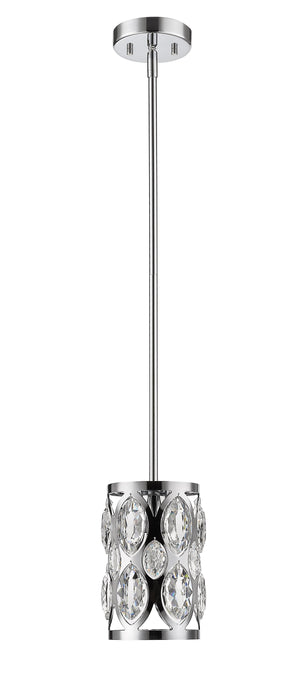 Pendant Z-Lite 6010MP-CH Chrome Dealey 1 Light Pendant Z-Lite