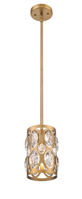 Pendant Z-Lite 6010MP-HB Heirloom Brass Dealey 1 Light Pendant Z-Lite
