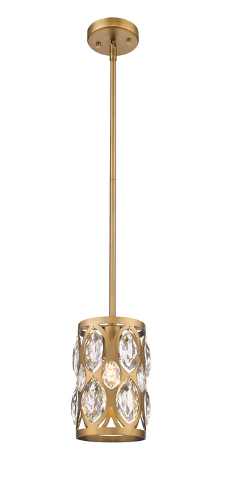 Pendant Z-Lite 6010MP-HB Heirloom Brass Dealey 1 Light Pendant Z-Lite