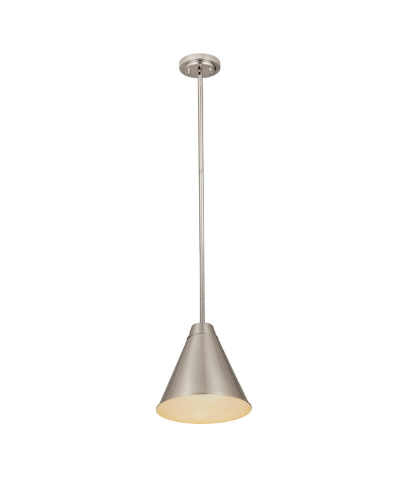 Pendant Z-Lite 6011P12-BN Brushed Nickel Eaton 1 Light Pendant Z-Lite