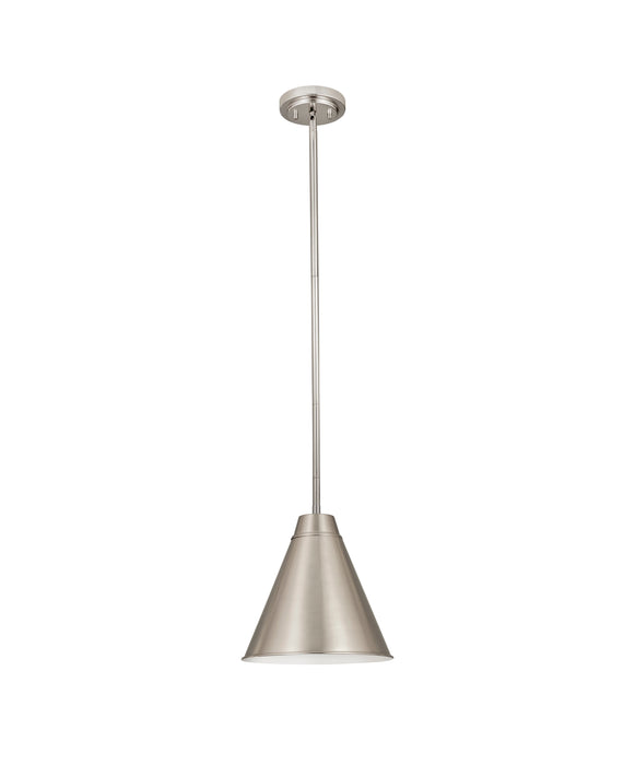 Pendant Z-Lite 6011P12-BN Brushed Nickel Eaton 1 Light Pendant Z-Lite