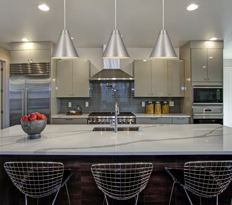 Pendant Z-Lite 6011P12-BN Brushed Nickel Eaton 1 Light Pendant Z-Lite